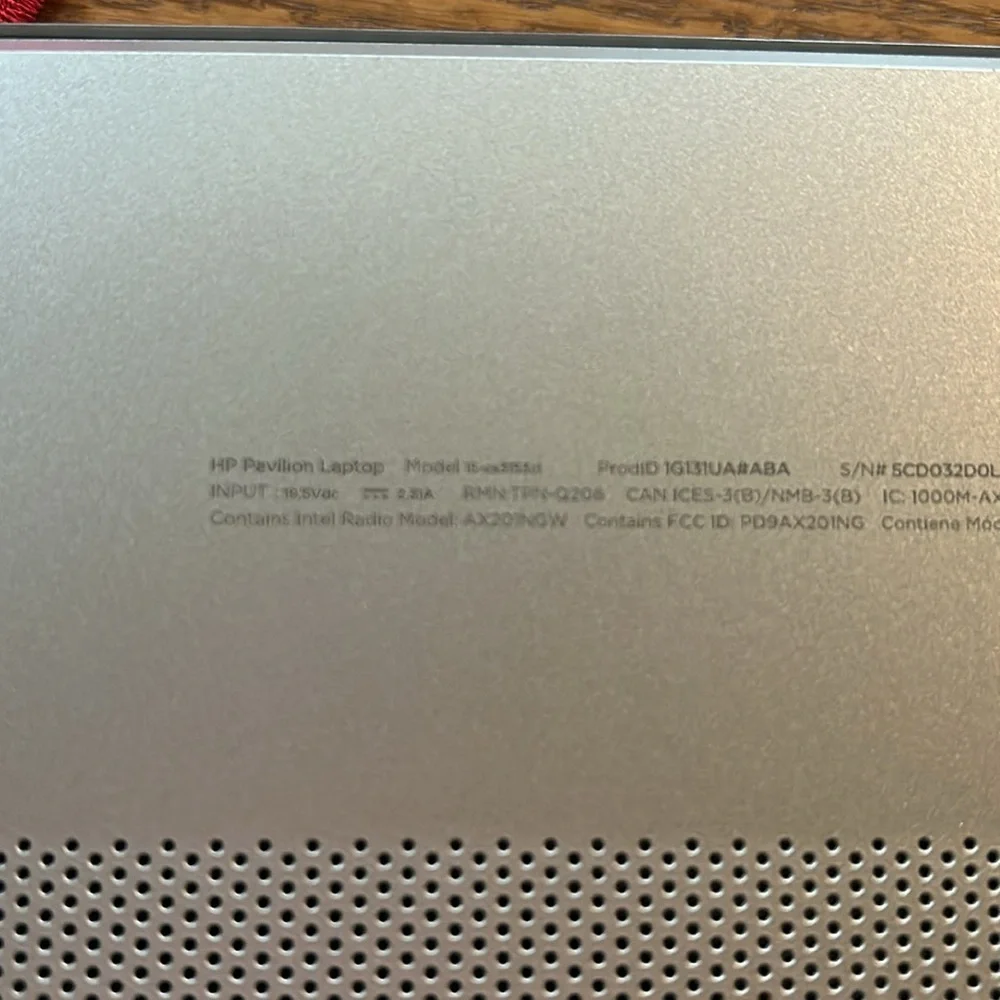 HP Pavilion Laptop 15.6 display